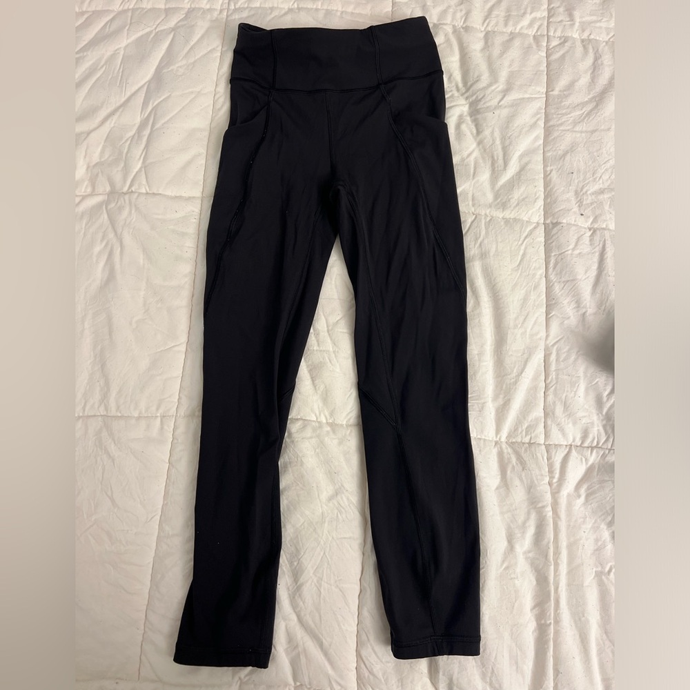 Lululemon Cropped Leggings with Pockets